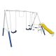 XDP Recreation Blue Ridge Play Outdoor Backyard Playset Kids Swing Set w/ Slide