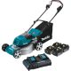 Makita 18 in. 18-Volt X2 (36-Volt) LXT Lithium-Ion Cordless Walk Behind Push Lawn Mower Kit w/ 4 Batteries (4.0 Ah)
