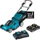 Makita 18-Volt X2 (36V) LXT Lithium-Ion Cordless 21-in. Walk Behind Self-Propelled Lawn Mower Kit w/4 Batteries (5.0Ah)