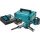 Makita 18V LXT Lithium-Ion Cordless Brushless 3/8 x 21 in. Detail Belt Sander Kit, w/ (2) 5.0Ah Batteries and Charger