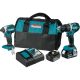 Makita 18 Volt LXT Lithium-Ion Brushless Cordless 2-Piece Combo Kit (Hammer Drill/ Impact Driver) 5.0 Ah