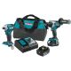 Makita 18 Volt. LXT Lithium-Ion Brushless Cordless Combo Kit 5.0 Ah (2-Piece)