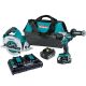 Makita 18V 5.0 Ah LXT Lithium-Ion Brushless Cordless 2-Piece Combo Kit (Hammer Drill/Circular Saw) - XT290PT