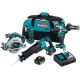 Makita 18V 5.0 Ah LXT Lithium-Ion Brushless Cordless Combo Kit 4-Piece (Hammer Drill/Recipro Saw/Circular Saw Flashlight)