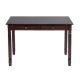 43.3 in. Rectangle Dark Brown Wood 2-Drawer Computer Desk Writing Table ConsoleTable with Legs