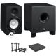 Yamaha HS5 Powered Studio Monitors and HS8S Subwoofer w/ Monitor Controller Kit