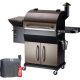 Z GRILLS 1060 sq.-inch Wood Pellet Grill and Smoker 8-in-1 BBQ in Bronze