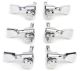 Graph Tech Ratio Electric 3+3 Locking Tuned Machine Heads - Vintage Style / Chrome Finish