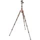 3 Legged Thing Legends Ray Carbon Fiber Tripod with AirHed Vu Ball Head Set (Bronze / Blue)