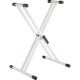 K&M - 18993 Rick 20 X-Style Keyboard Stand (White)