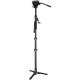 E-Image Carbon Fiber Monopod with Hand Crank and GH04F Fluid Head