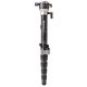 Benro MSDPL46C SupaDupa Carbon Fiber Monopod with Leveling Pan Head (62