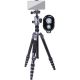 Vanguard VEO 3 GO 265HAB Aluminum Tripod/Monopod with BH-120 Ball Head, Smartphone Connector, and Bluetooth Remote