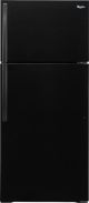 Whirlpool - 14.3 Cu.-ft Top-Freezer Refrigerator - Black