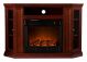 SEI - Electric Media Fireplace for Most Flat-Panel TVs Up to 50in. - Cherry