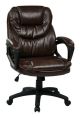 Office Star Products Faux Leather Manager's Chair - Chocolate