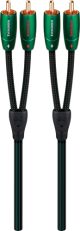 AudioQuest - Evergreen 39.4' RCA-to-RCA Interconnect Cable (Black)/Green