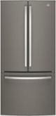 GE 33 in. W 24.8 cu. ft. French Door Refrigerator in Slate