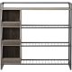 Homestar 4-Shelf Shoe Rack - Warm Reclaimed Wood