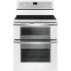 Whirlpool - 6.7 Cu. Ft. Self-Cleaning Freestanding Double Oven Electric Convection Range - Ice white