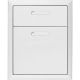 Lynx - VENTANAâ„¢ 19in. Double Drawer - Stainless steel