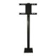 SunBriteTV - Deck Planter Pole for Most TVs Up to 65in. - Black