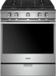 Whirlpool - 5.8 Cu. Ft. Self-Cleaning Slide-In Gas Convection Range - Stainless steel WEGA25H0HZ