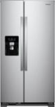 Whirlpool - 24.6 Cu. Ft. Side-by-Side Refrigerator - Stainless steel