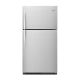 Whirlpool - 21.3 Cu. Ft. Top-Freezer Refrigerator - Stainless steel