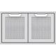 Hestan - AGSD Series 36in. Outdoor Double Storage Doors - Stainless steel