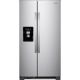 Whirlpool - 24.5 Cu. Ft. Side-by-Side Refrigerator - Stainless steel