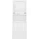 GE - Unitized Spacemaker 3.8 Cu. Ft. 12-Cycle Washer and 5.9 Cu. Ft. 4-Cycle Electric Dryer Combo - White on White