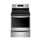 Whirlpool - 6.4 Cu. Ft. Self-Cleaning Freestanding Electric Convection Range - Stainless steel WFE775H0HZ