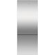 Fisher & Paykel - ActiveSmart 13.5 Cu. Ft. Bottom-Freezer Counter-Depth Refrigerator - Ezkleen Stainless Steel (RF135BLPX6-N)