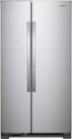 Whirlpool - 25.1 Cu. Ft. Side-by-Side Refrigerator - Stainless steel WRS315SNHM