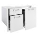 Lynx - 30in. Trash Center & Double Drawer Combo - Stainless Steel