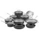 Cuisinart - Chef's Classic 17-Piece Cookware Set (Black)