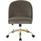 AveSix Layton Home Office Velvet Chair - Gray
