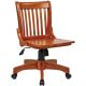 OSP Designs Wood Bankers Home Office Wood Chair - Fruit Wood