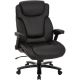 Pro-line II Big and Tall 5-Pointed Star Bonded Leather Executive Chair - Black