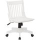 OSP Designs - Wood Bankers Home Office Wood Chair (White)
