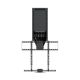 MantelMount Pull Down TV Wall Mount for Most 55in. - 100in. TVs - Black