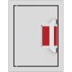 Hestan - 16in. Paper Towel Dispenser - Red