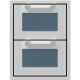 Hestan - AGDR Series 16in. Outdoor Double Storage Drawers - Pacific Fog