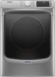 Maytag - 7.3 Cu. Ft. 12-Cycle High-Efficiency Gas Dryer with Steam - Metallic Slate