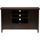 Simpli Home - Warm Shaker TV Cabinet for Most TVs Up to 52in. - Tobacco Brown