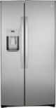 GE - 25.1 Cu. Ft. Side-by-Side Refrigerator - Fingerprint-Resistant Stainless Steel