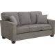 OSP Home Furnishings - Russel 3-Seat Fabric Sofa - Taupe