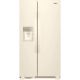 Whirlpool - 21.4 Cu. Ft. Side-by-Side Refrigerator - Biscuit