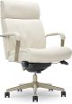 La-Z-Boy Melrose Modern Foam & Bonded Leather Executive Chair White